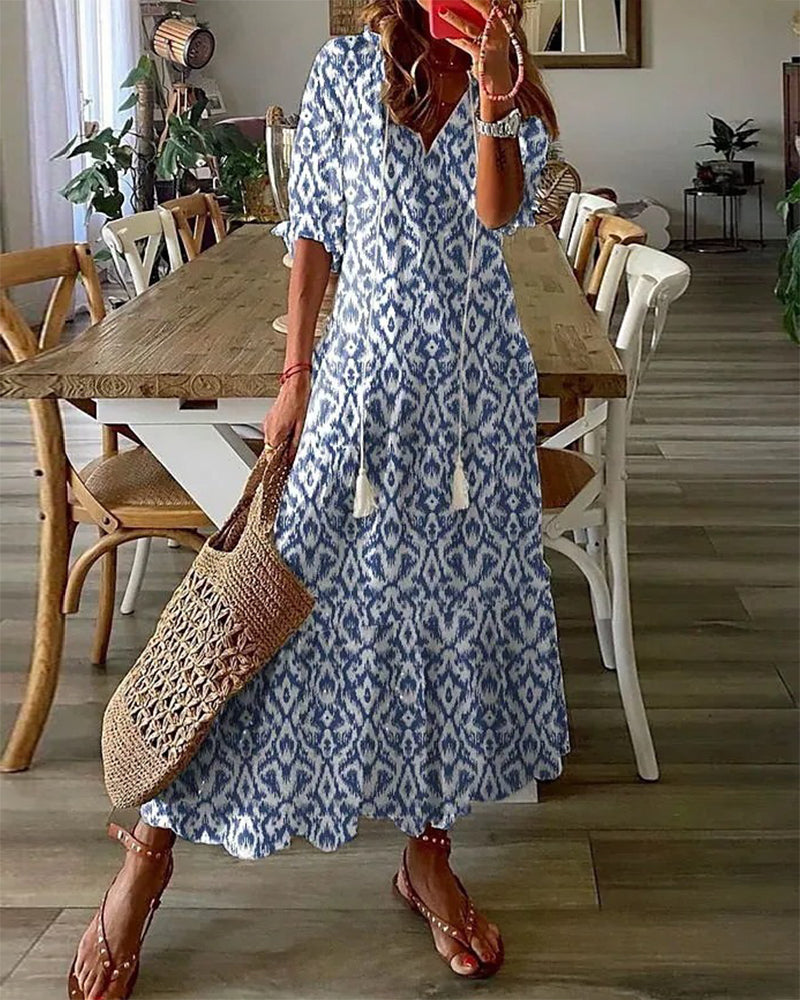 Variant image for Elegantes Damen Maxikleid Patrice – Sommer Kleid Lang A-Linie-1