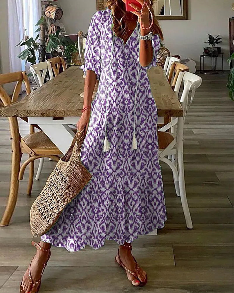 Variant image for Elegantes Damen Maxikleid Patrice – Sommer Kleid Lang A-Linie-14