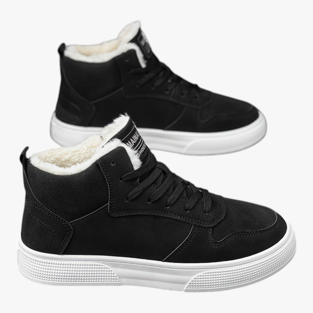 Hohe Herren Winterschuhe | mit Schnürung und Futter