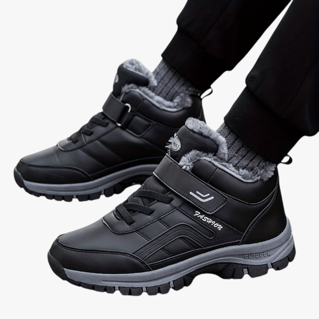 Herren Winterschuhe | Stiefel Mittelhoher Schnitt mit Schnürung