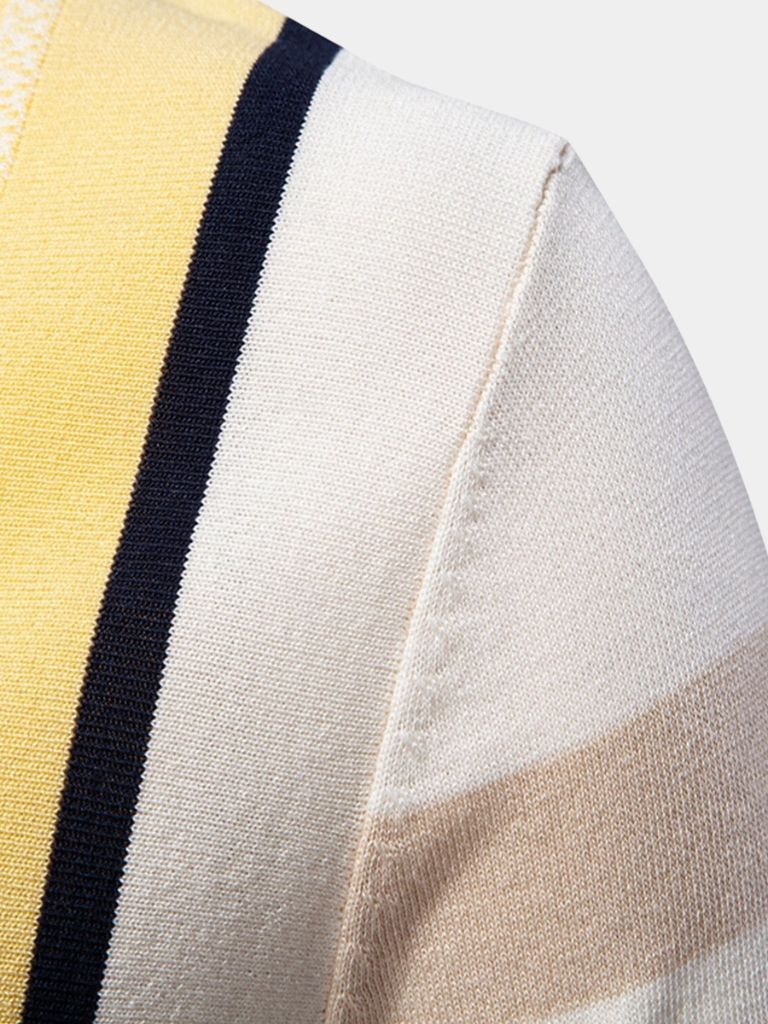 Sundown Stripes Polo – Stilvolles Herrenshirt fur jede Gelegenheid