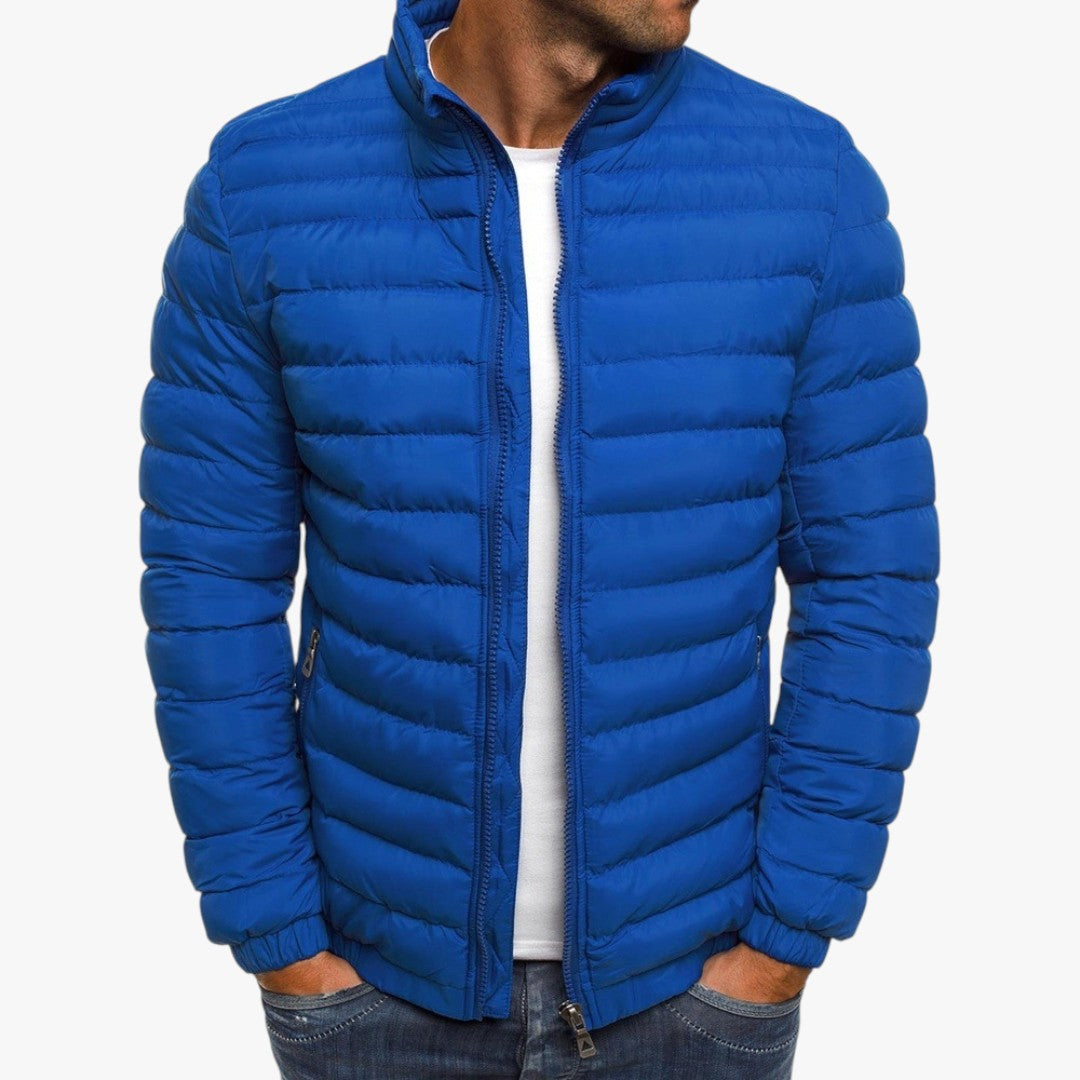 Herren Stepp Daunenjacke mit Reißverschluss | Winter