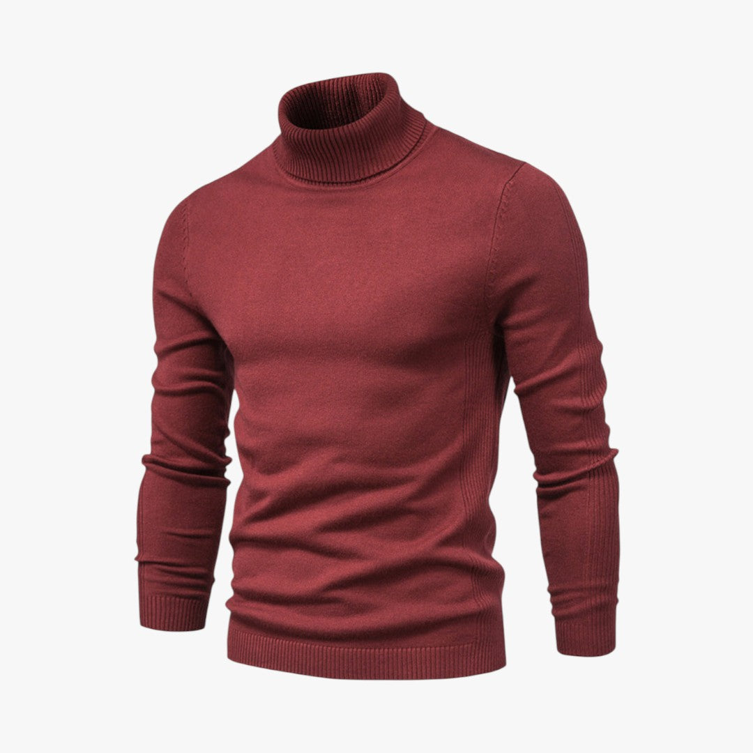 Herren Langarm Rollkragenpullover | Winter