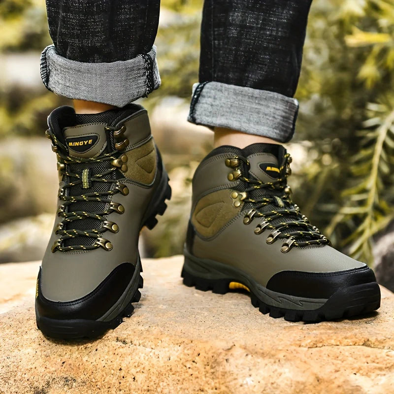 Winterschuhe Herren | Hoher Schnitt Outdoor Stiefel Mit Schnürung