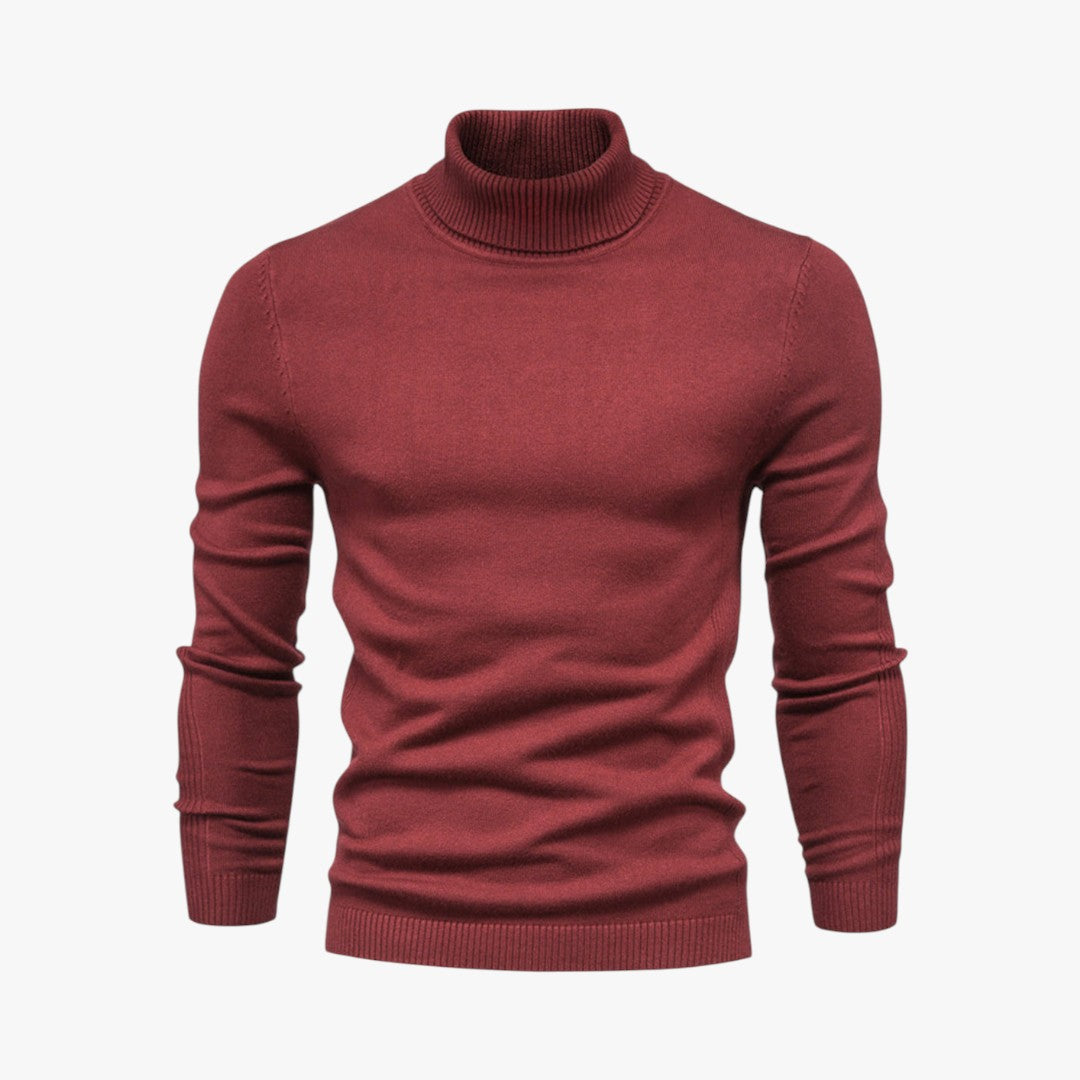 Herren Langarm Rollkragenpullover | Winter