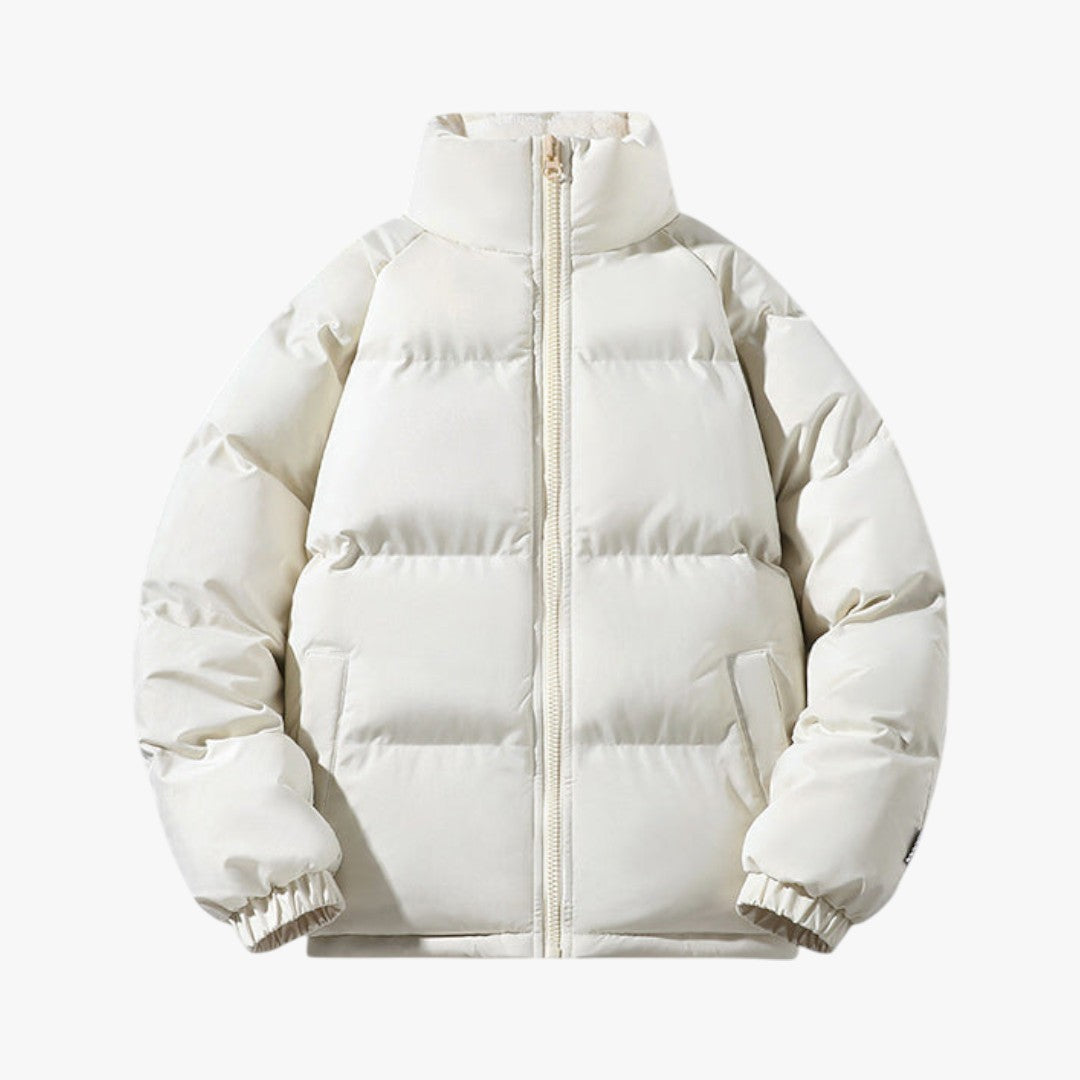 Gefütterte Winter Pufferjacke für Herren | Kurz