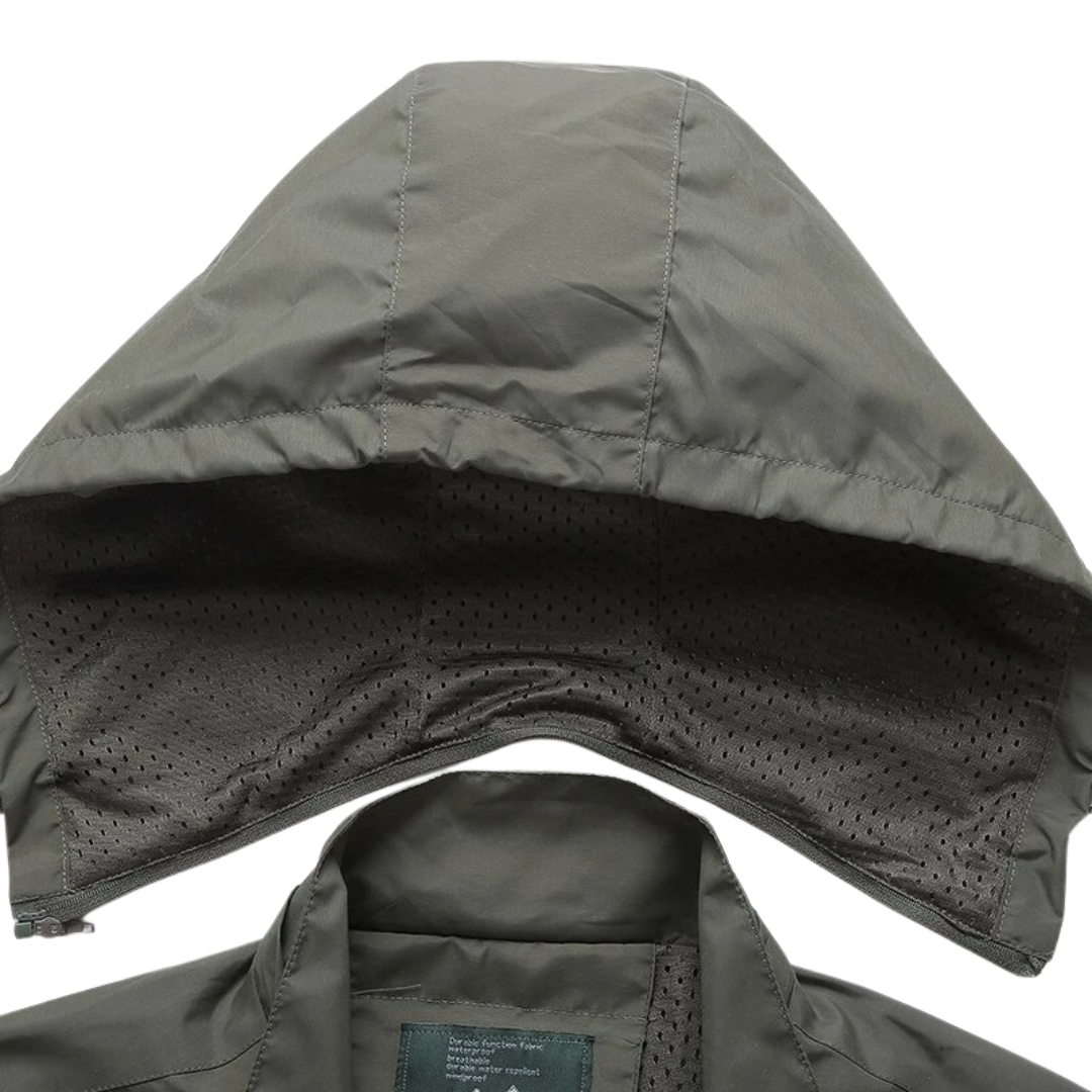 Herren Winterjacke mit Kapuze und Taschen | Kurz