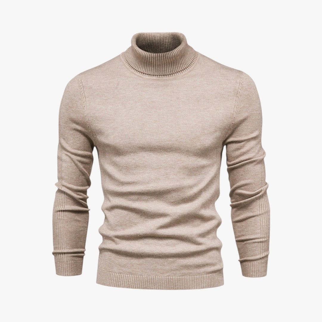 Herren Langarm Rollkragenpullover | Winter