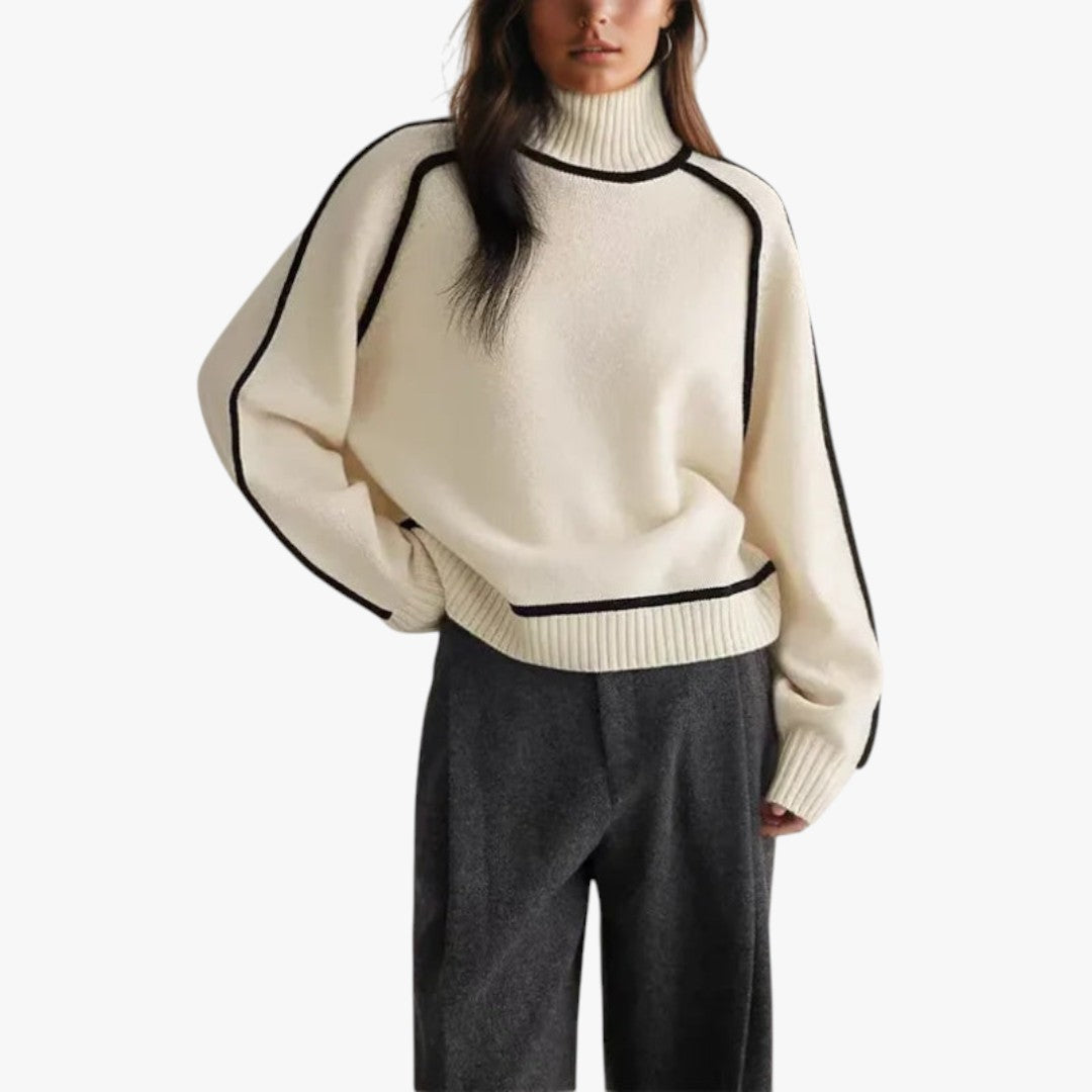 Oversize Winter Rollkragenpullover für Damen