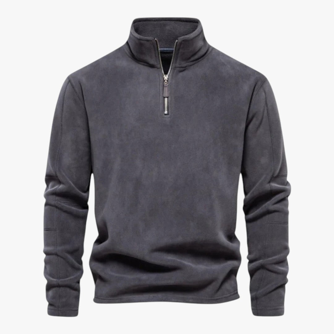 Herren Fleecepullover mit Reißverschluss