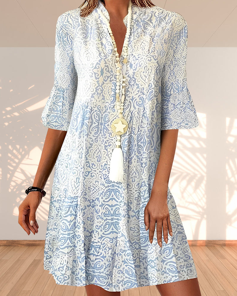 Variant image for Elegantes Kurzes Damenkleid – Vielseitiges Festliches Kleid-1