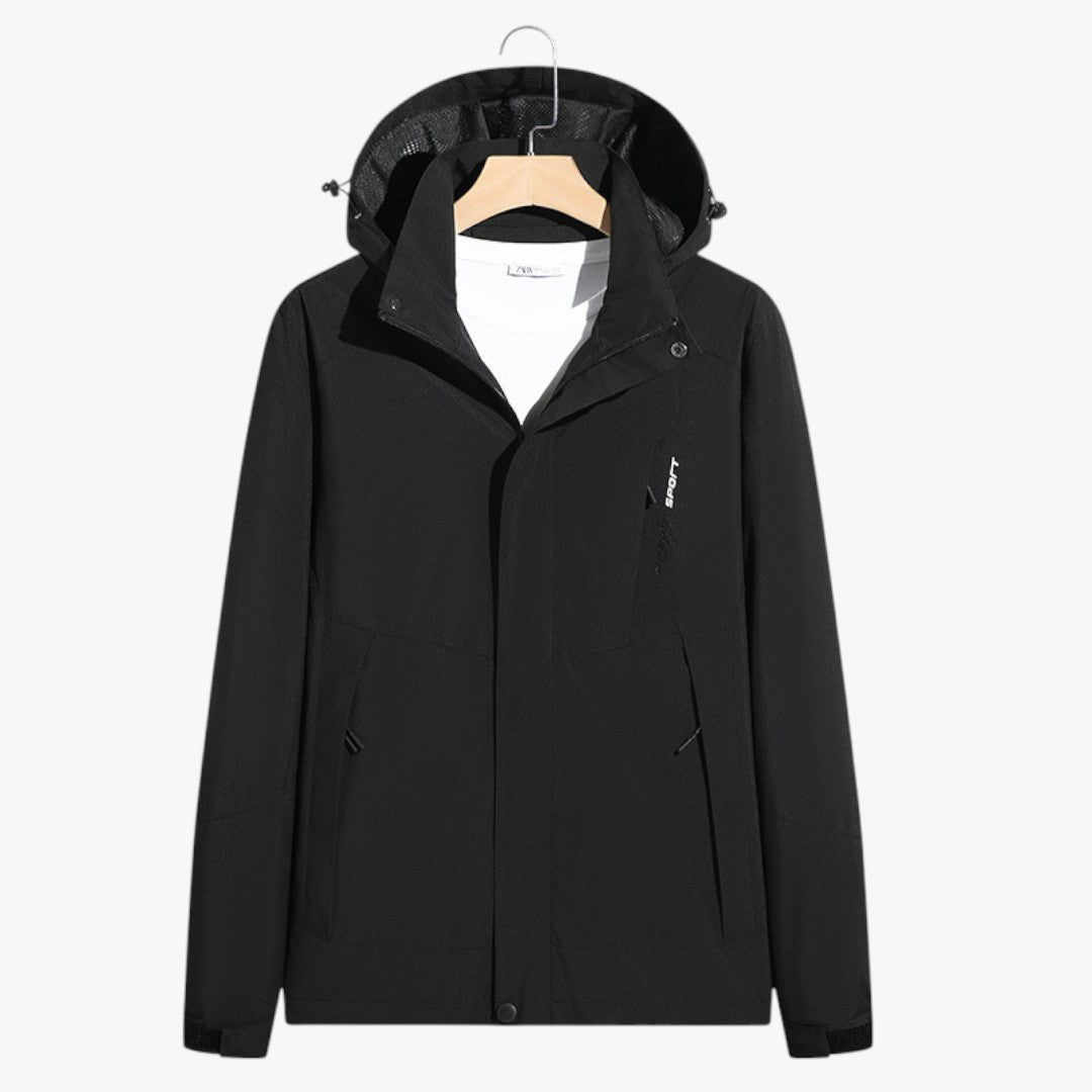 Karierte Winter Skijacke mit Kapuze | Unisex