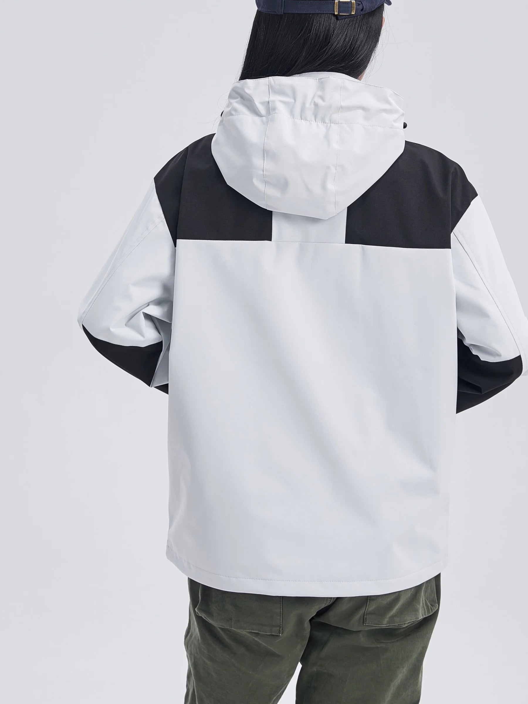 3-in-1 Winterjacke aus Fleece mit Kapuze für Damen | Kurz