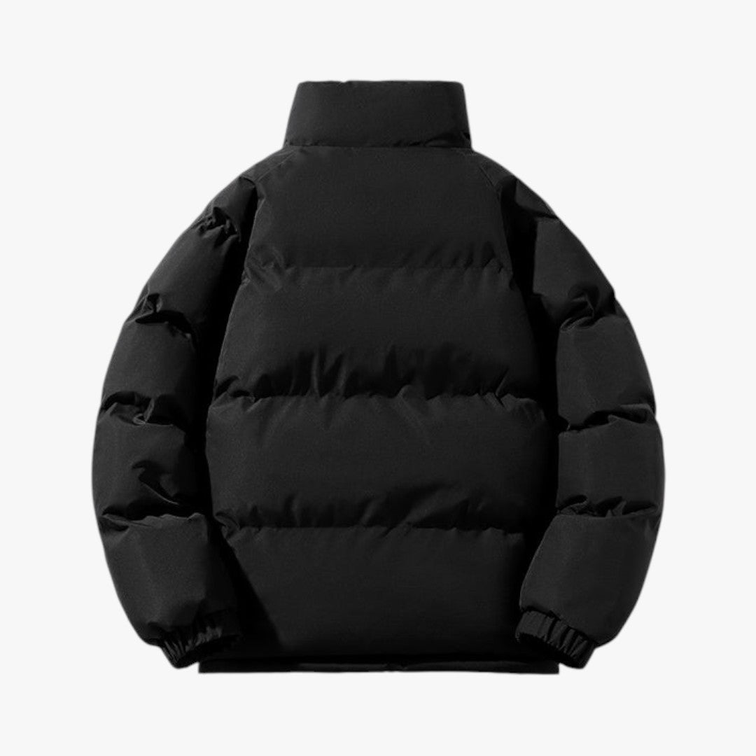 Gefütterte Winter Pufferjacke für Herren | Kurz