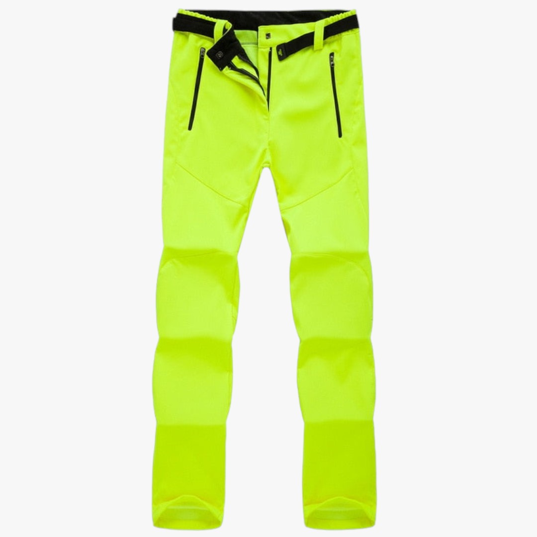 Warme Damen-Skihose mit Gürtel | Winter-Wanderhose