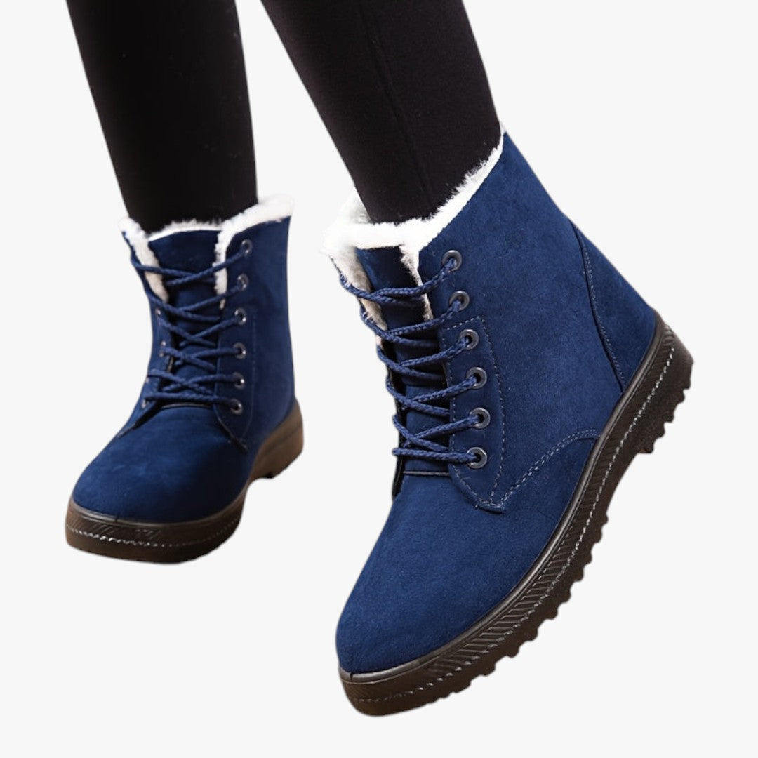 Damen Winterschuhe mit Futter und dicker Sohle