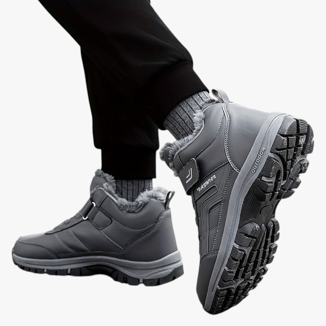 Herren Winterschuhe | Stiefel Mittelhoher Schnitt mit Schnürung