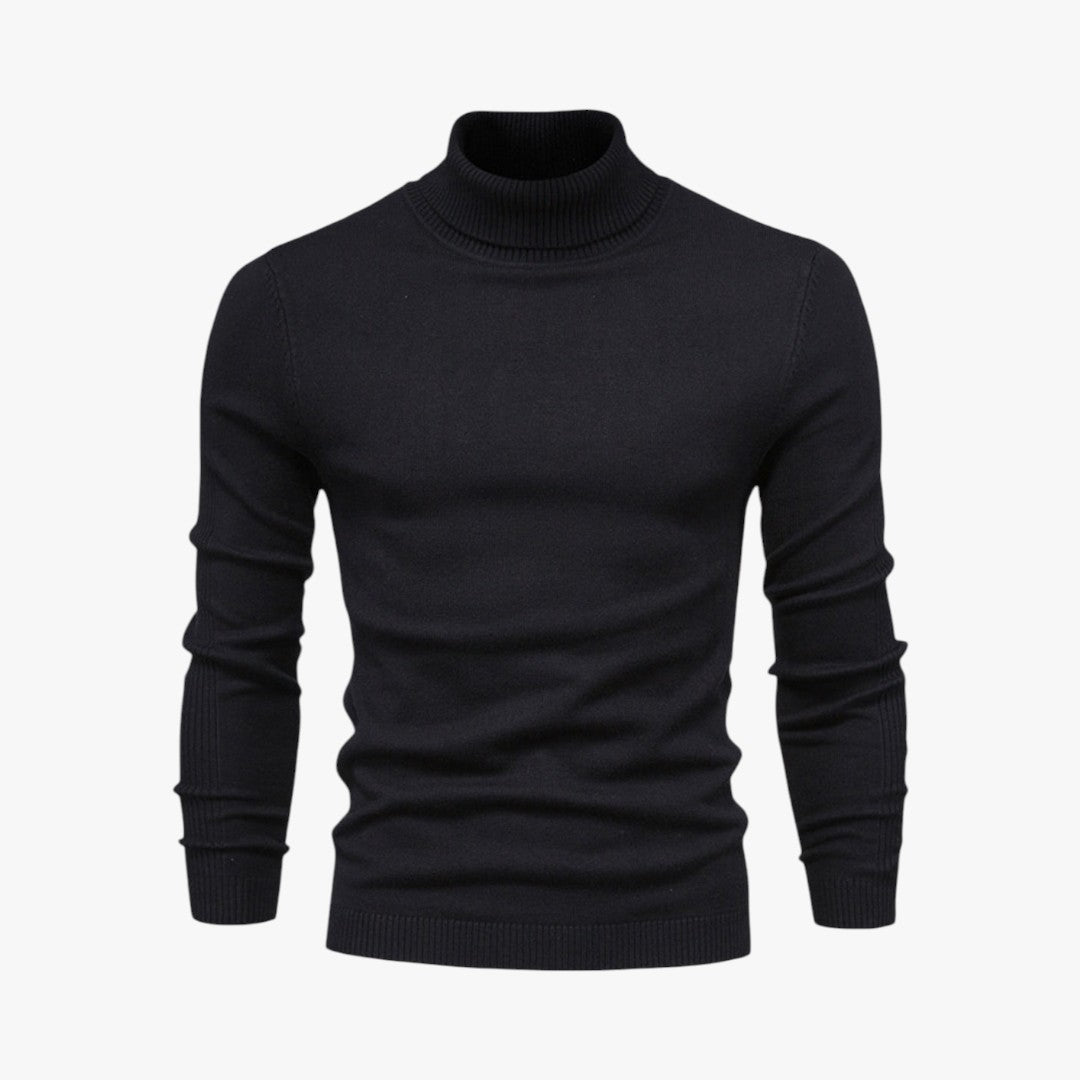 Herren Langarm Rollkragenpullover | Winter