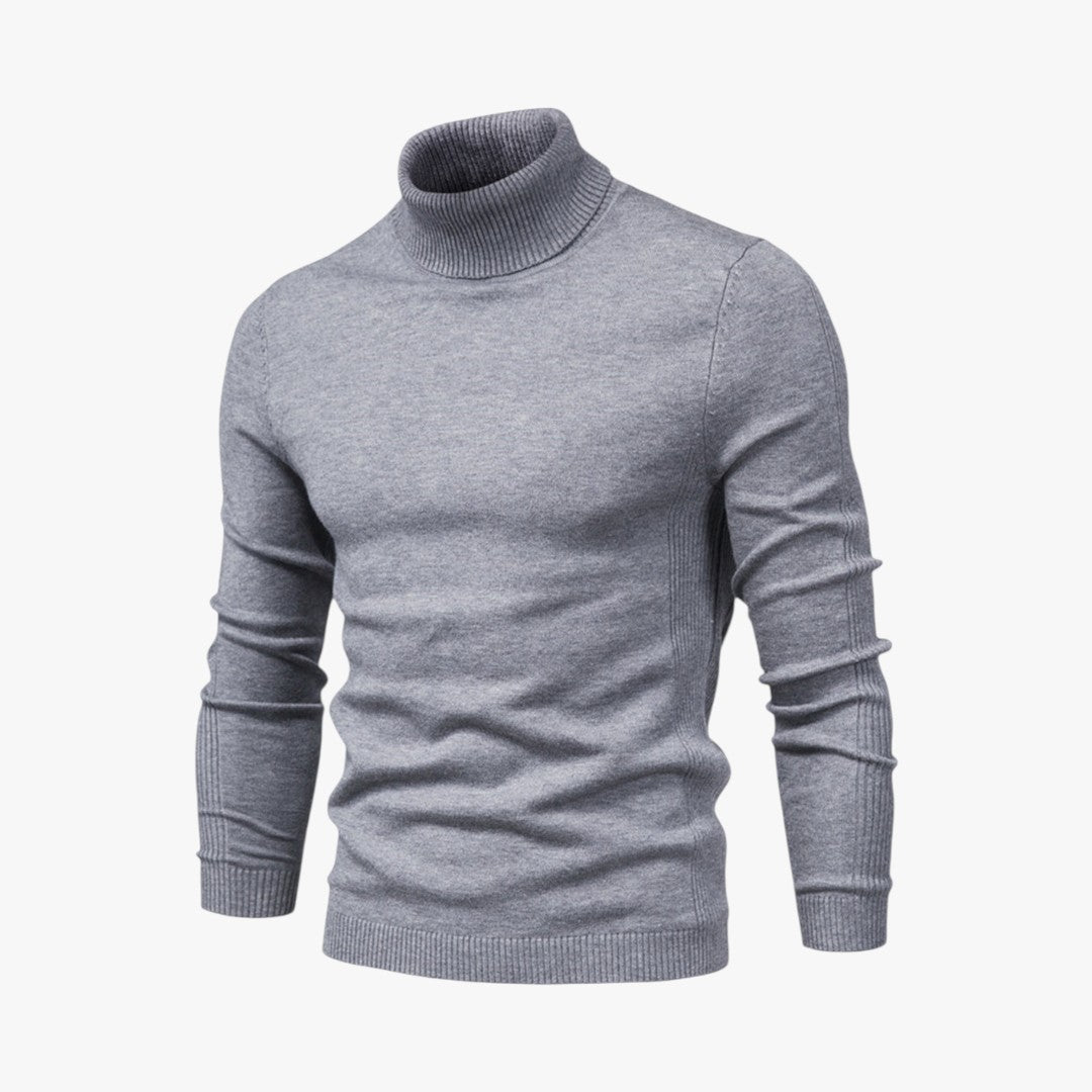 Herren Langarm Rollkragenpullover | Winter