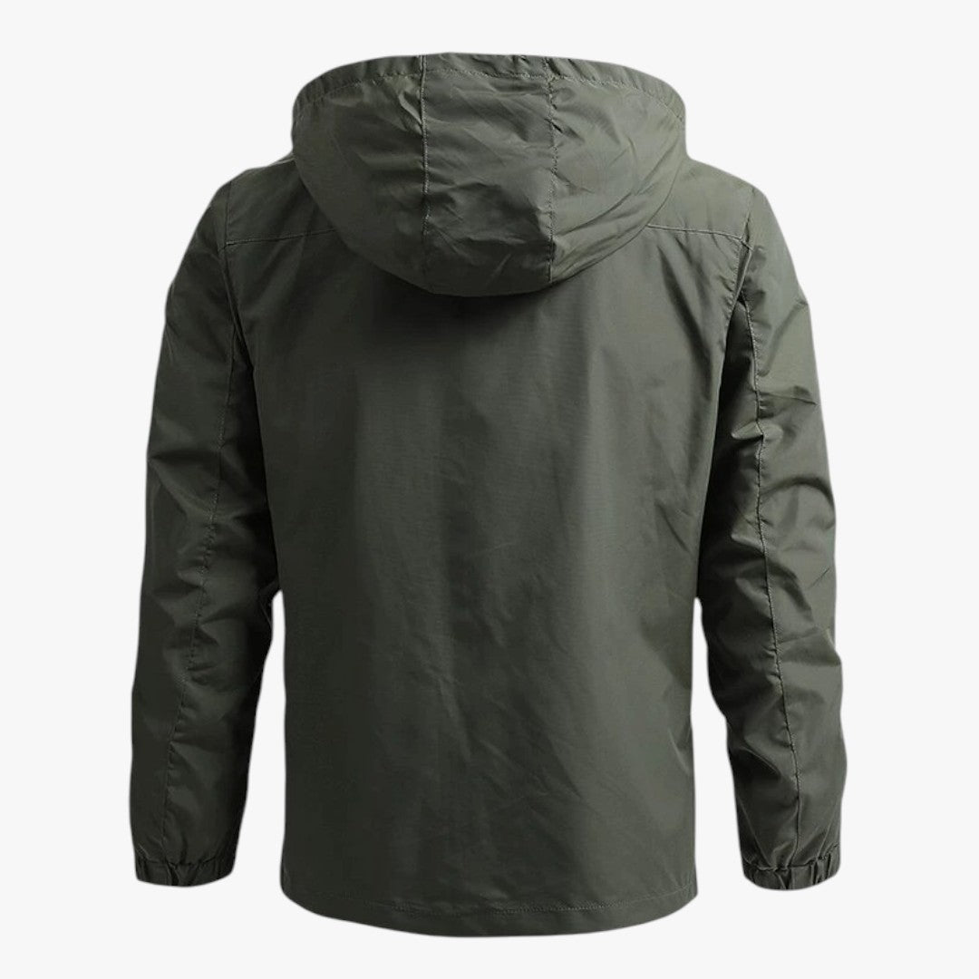 Herren Winterjacke mit Kapuze und Taschen | Kurz