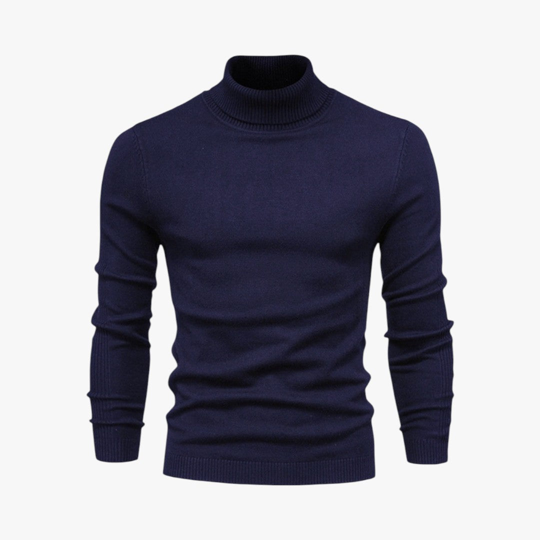 Herren Langarm Rollkragenpullover | Winter