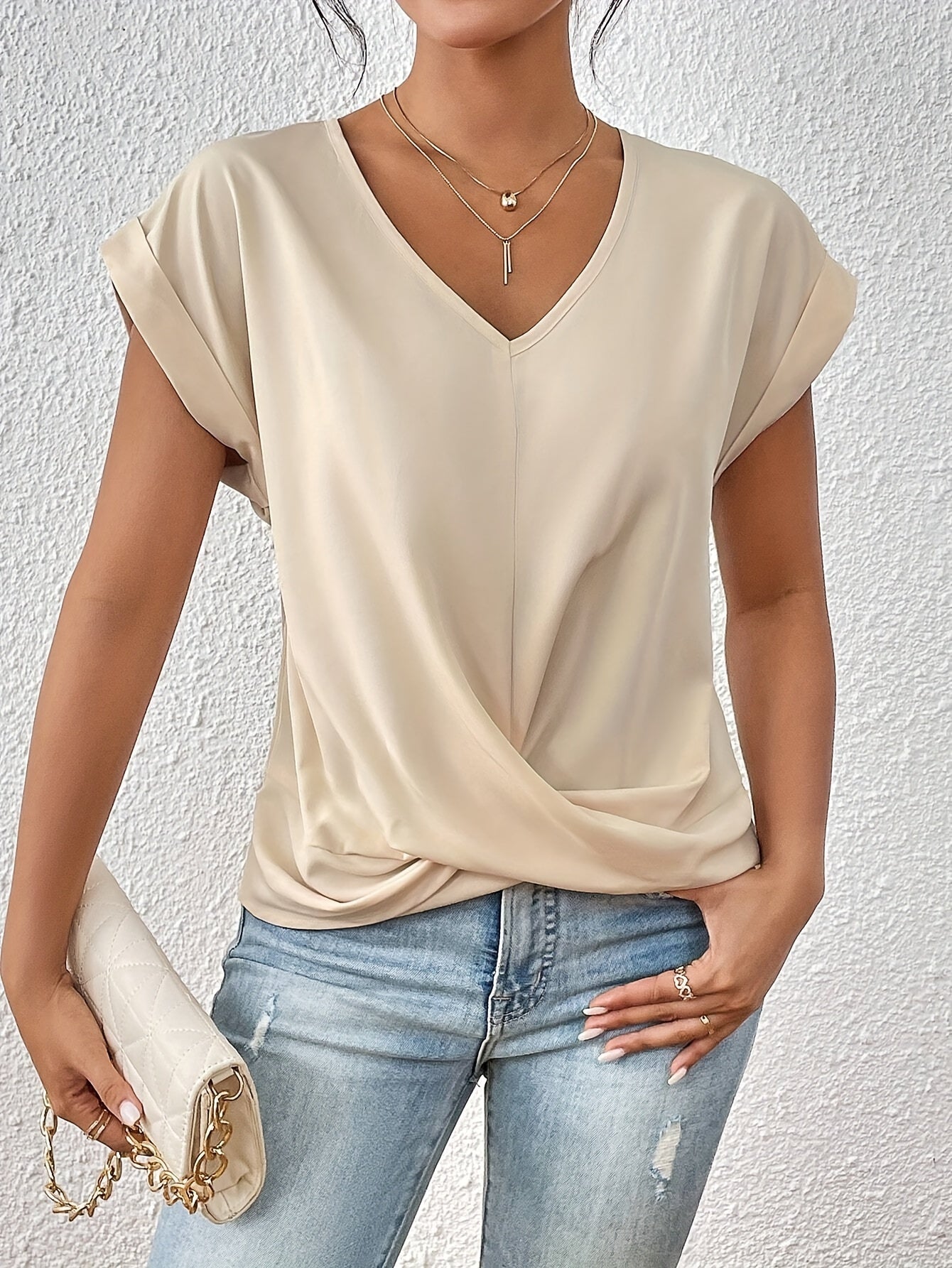 Bequemes und kaschierendes Damen T-Shirt