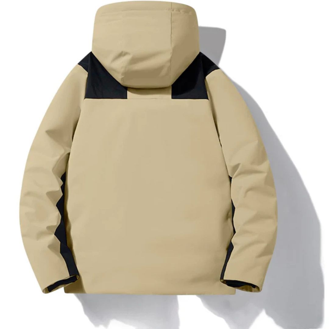 Unisex Skijacke mit Kapuze und Taschen | Reißverschluss