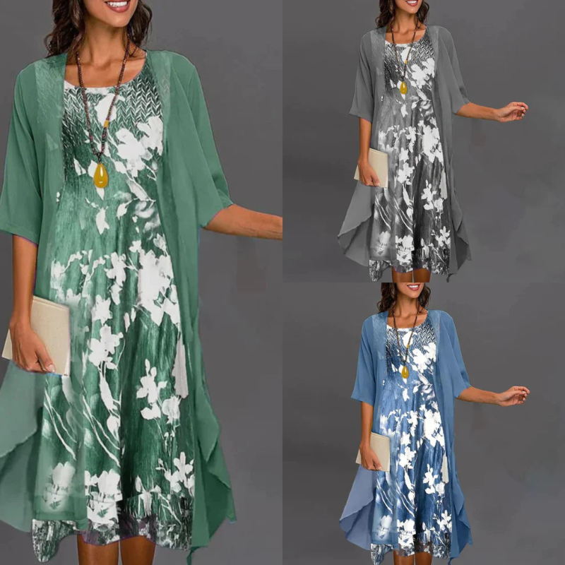 Elegantes Kleid - 2 Teilig für Hochzeitsgäste