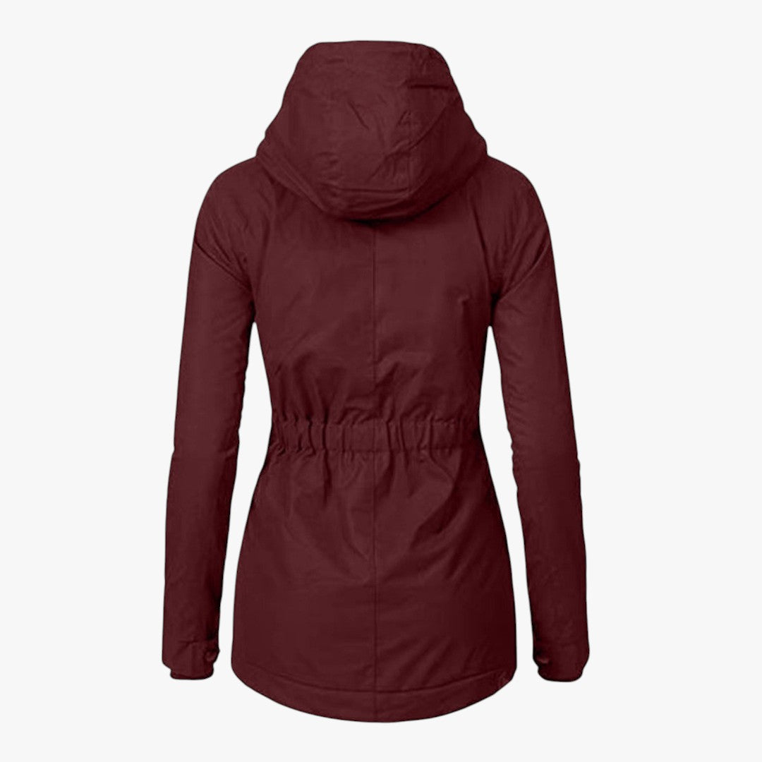 Damen Parka Winter Mantel mit Kapuze | Lang