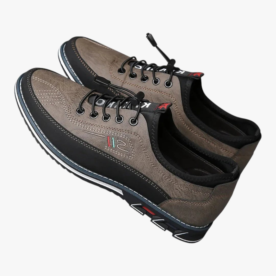 Herren Winterschuhe mit elastischen Schnürsenkeln