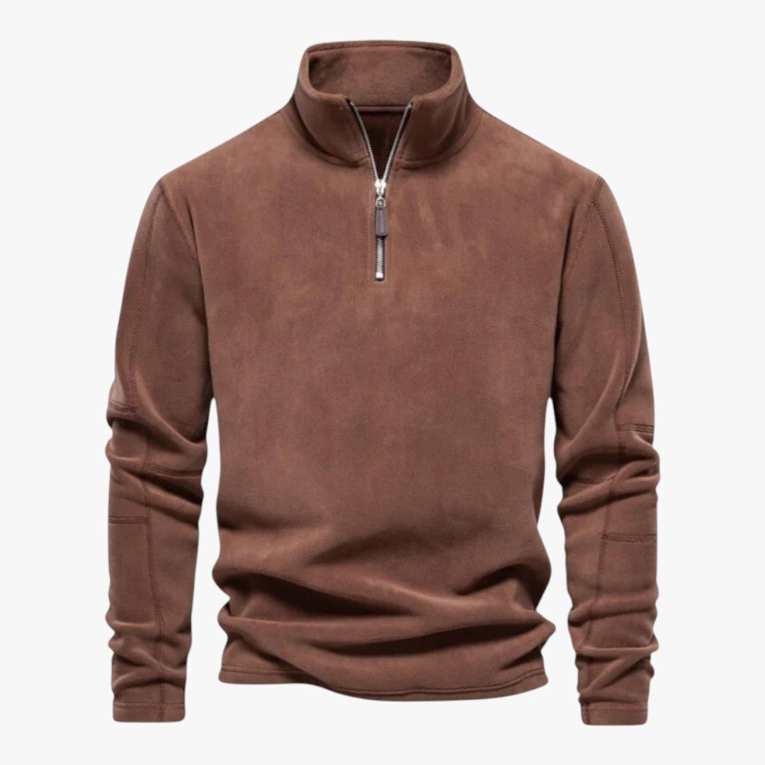 Herren Fleecepullover mit Reißverschluss