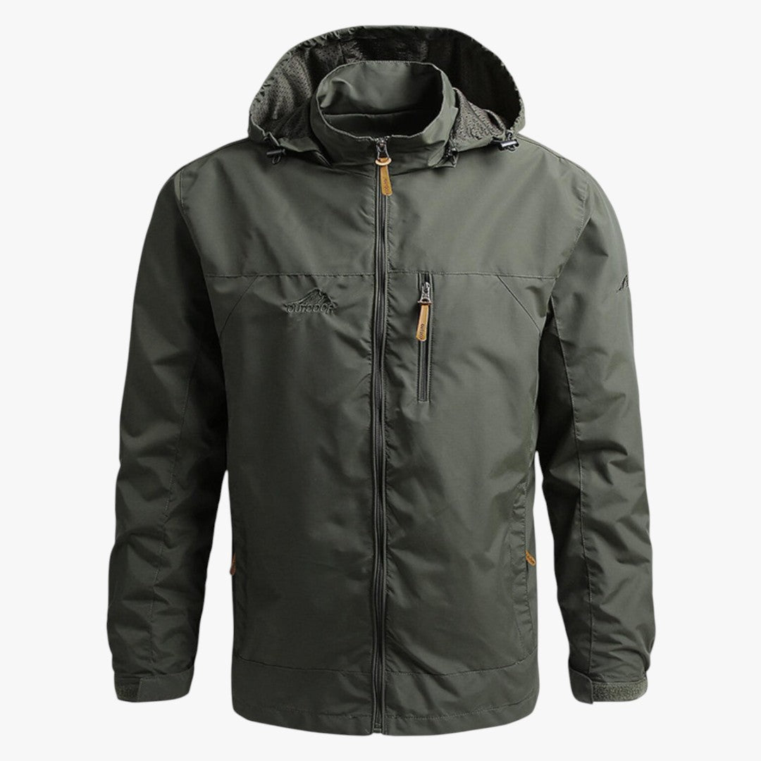 Herren Winterjacke mit Kapuze und Taschen | Kurz