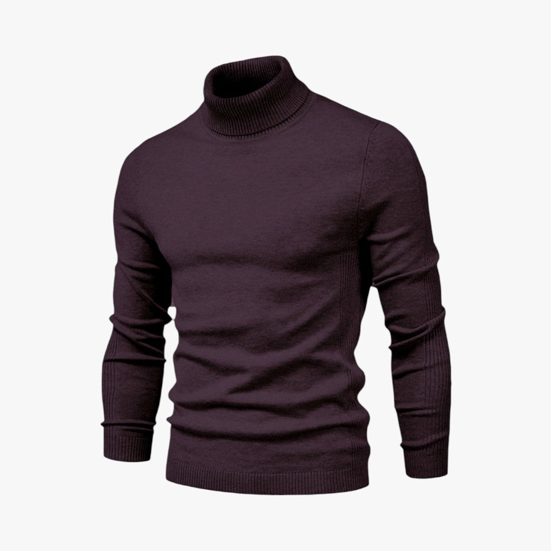 Herren Langarm Rollkragenpullover | Winter