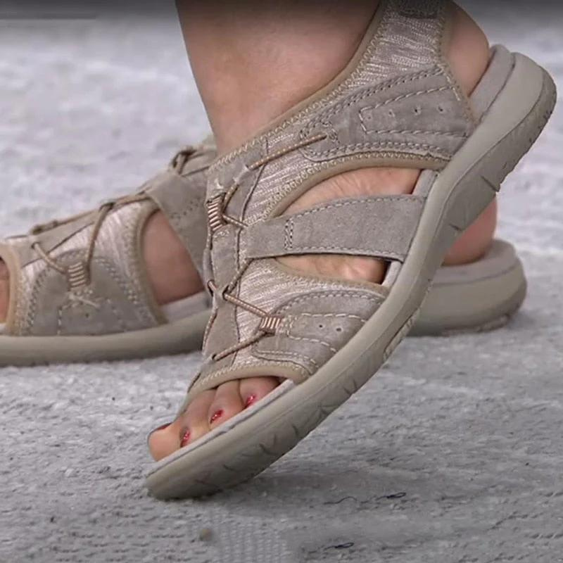 Leichte Damen Sommer Sandalen mit Orthopädischem Komfort