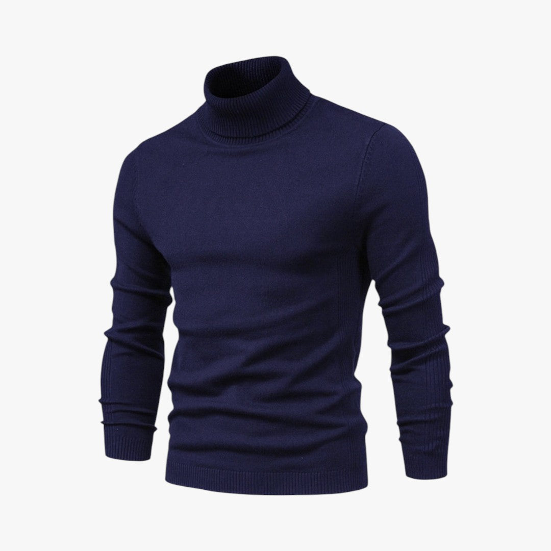 Herren Langarm Rollkragenpullover | Winter