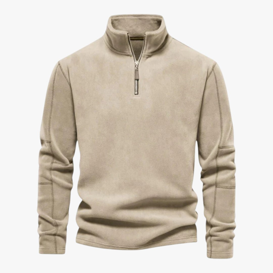 Herren Fleecepullover mit Reißverschluss
