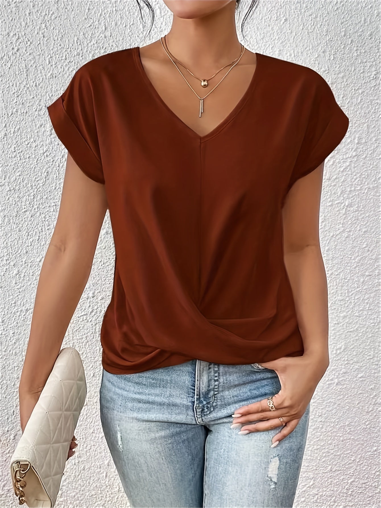 Bequemes und kaschierendes Damen T-Shirt