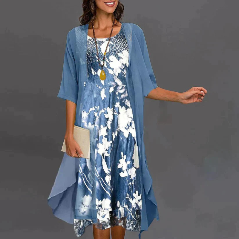 Elegantes Kleid - 2 Teilig für Hochzeitsgäste