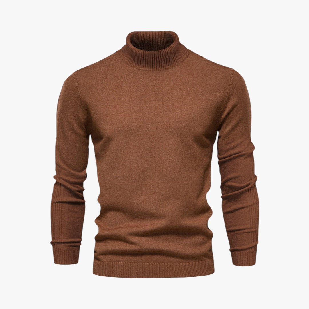 Herren Langarm Rollkragenpullover | Winter