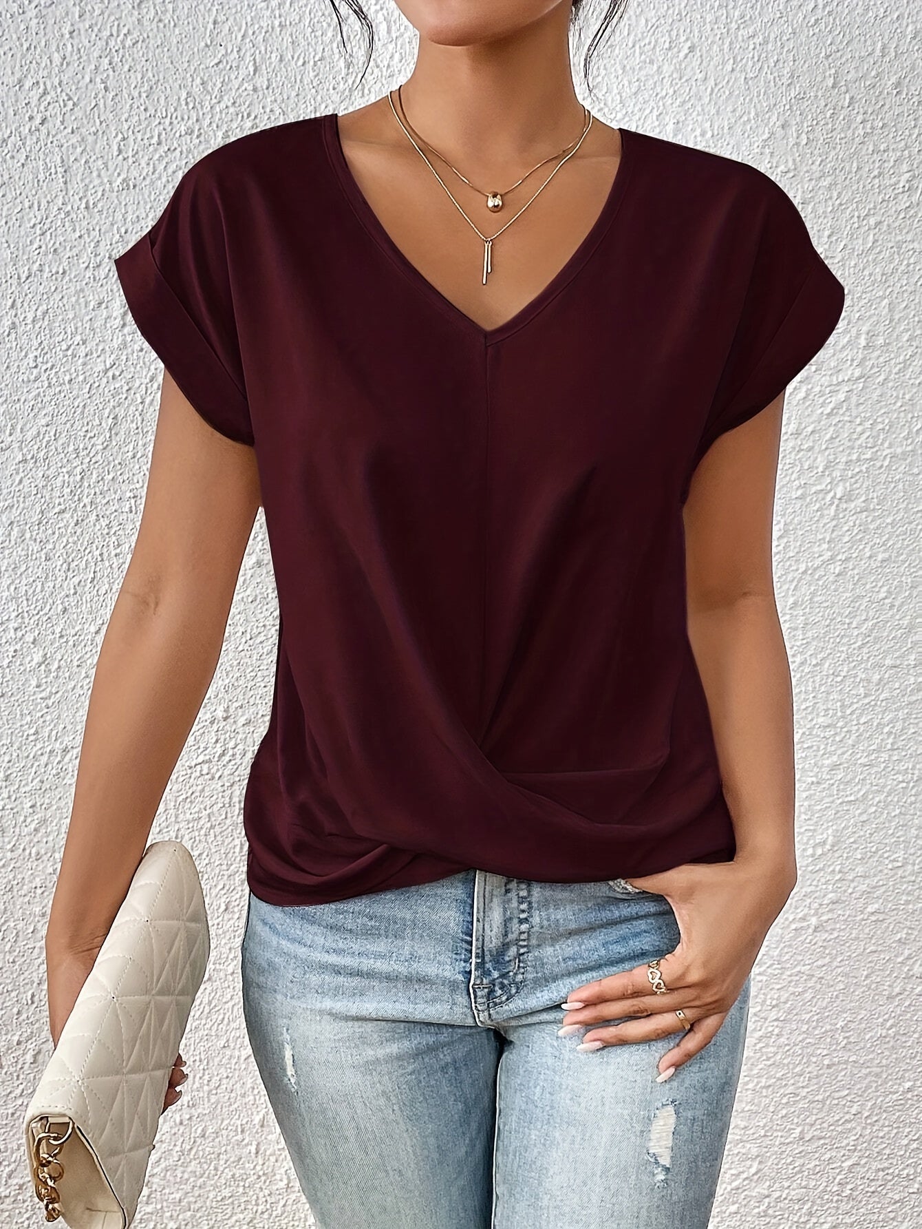 Bequemes und kaschierendes Damen T-Shirt