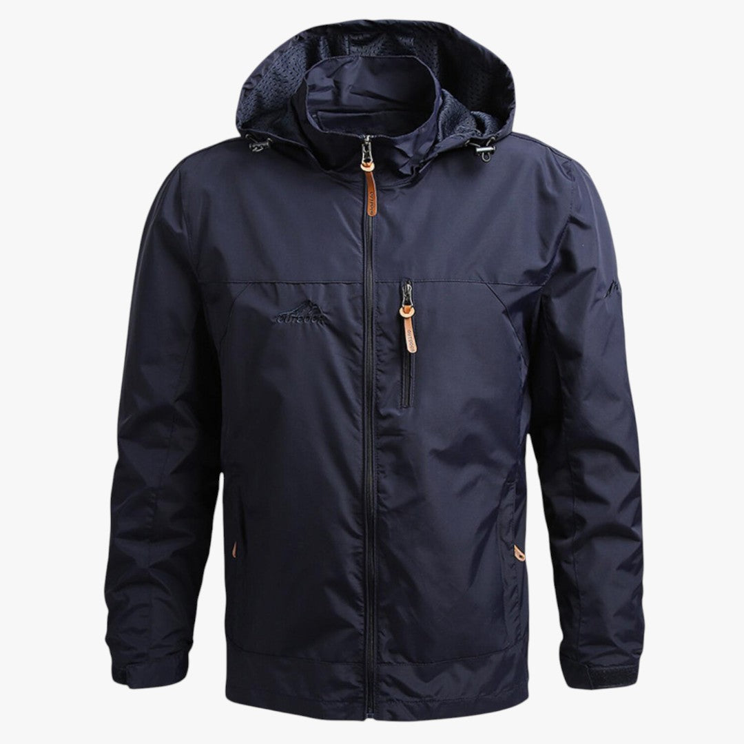 Herren Winterjacke mit Kapuze und Taschen | Kurz