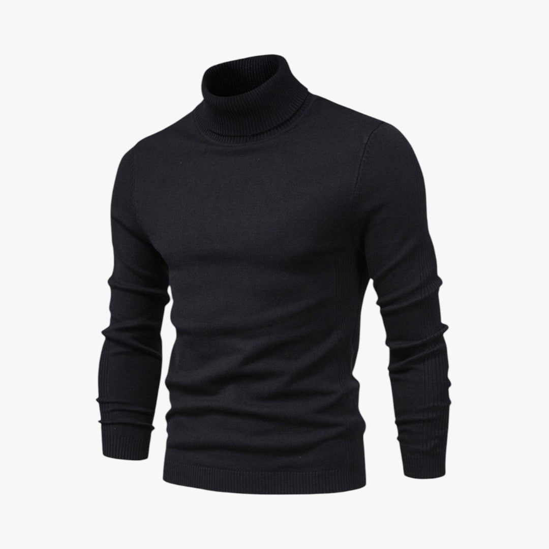 Herren Langarm Rollkragenpullover | Winter
