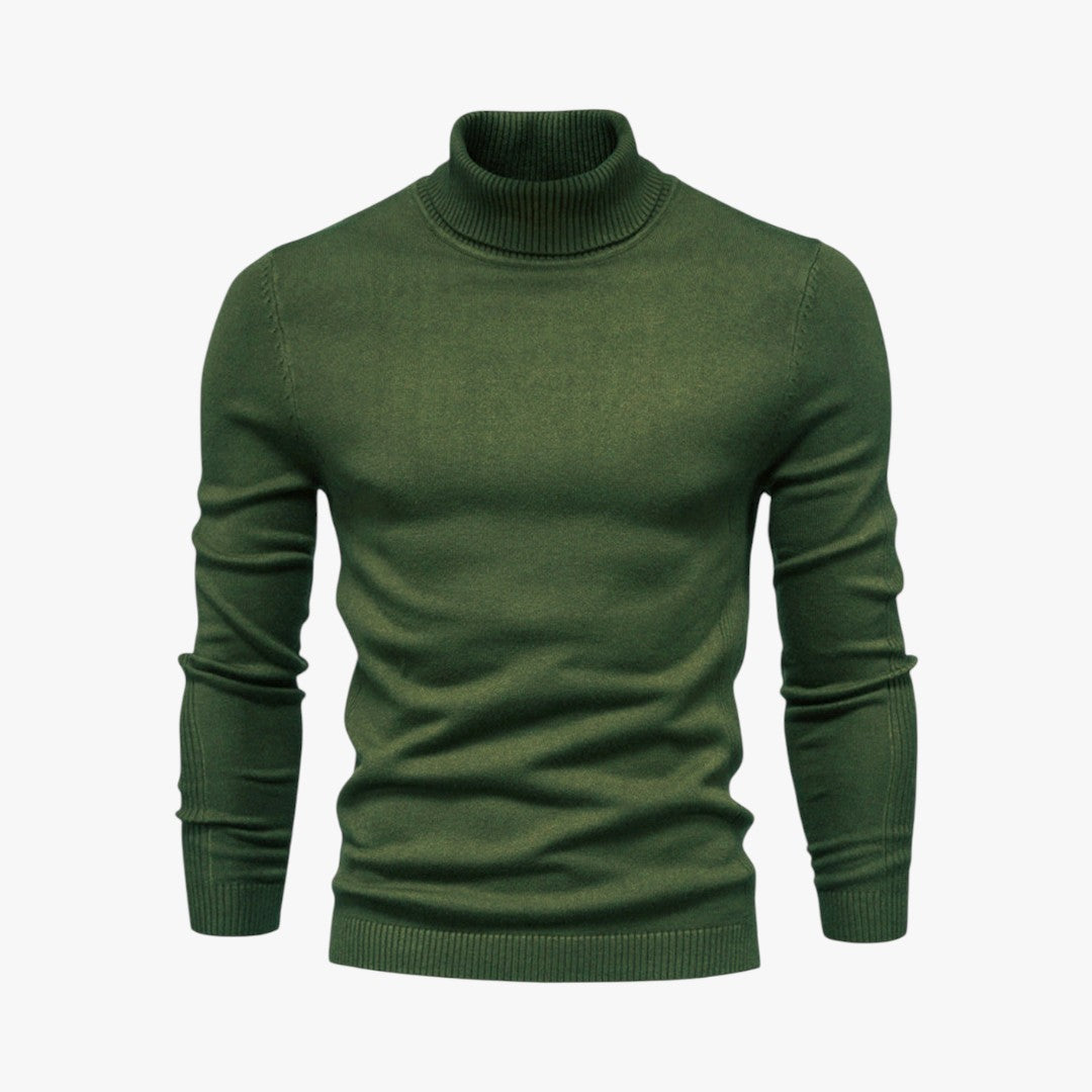 Herren Langarm Rollkragenpullover | Winter