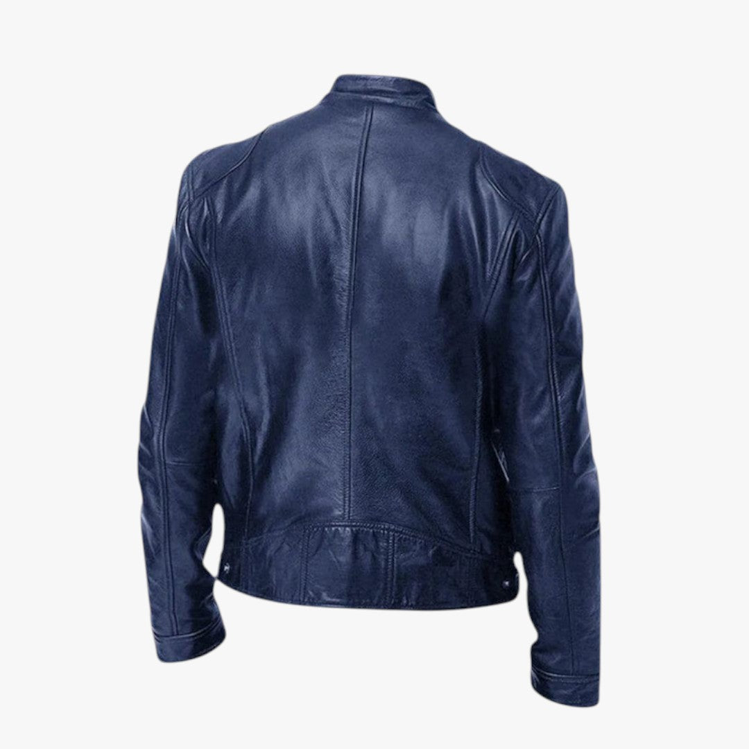 Herren Winter Motorradjacke mit Reißverschluss