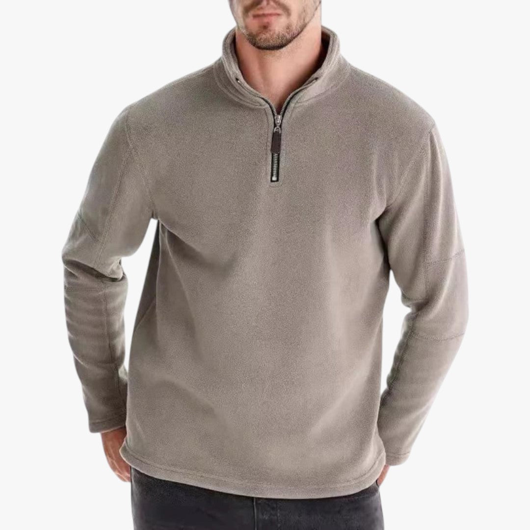 Herren Fleecepullover mit Reißverschluss