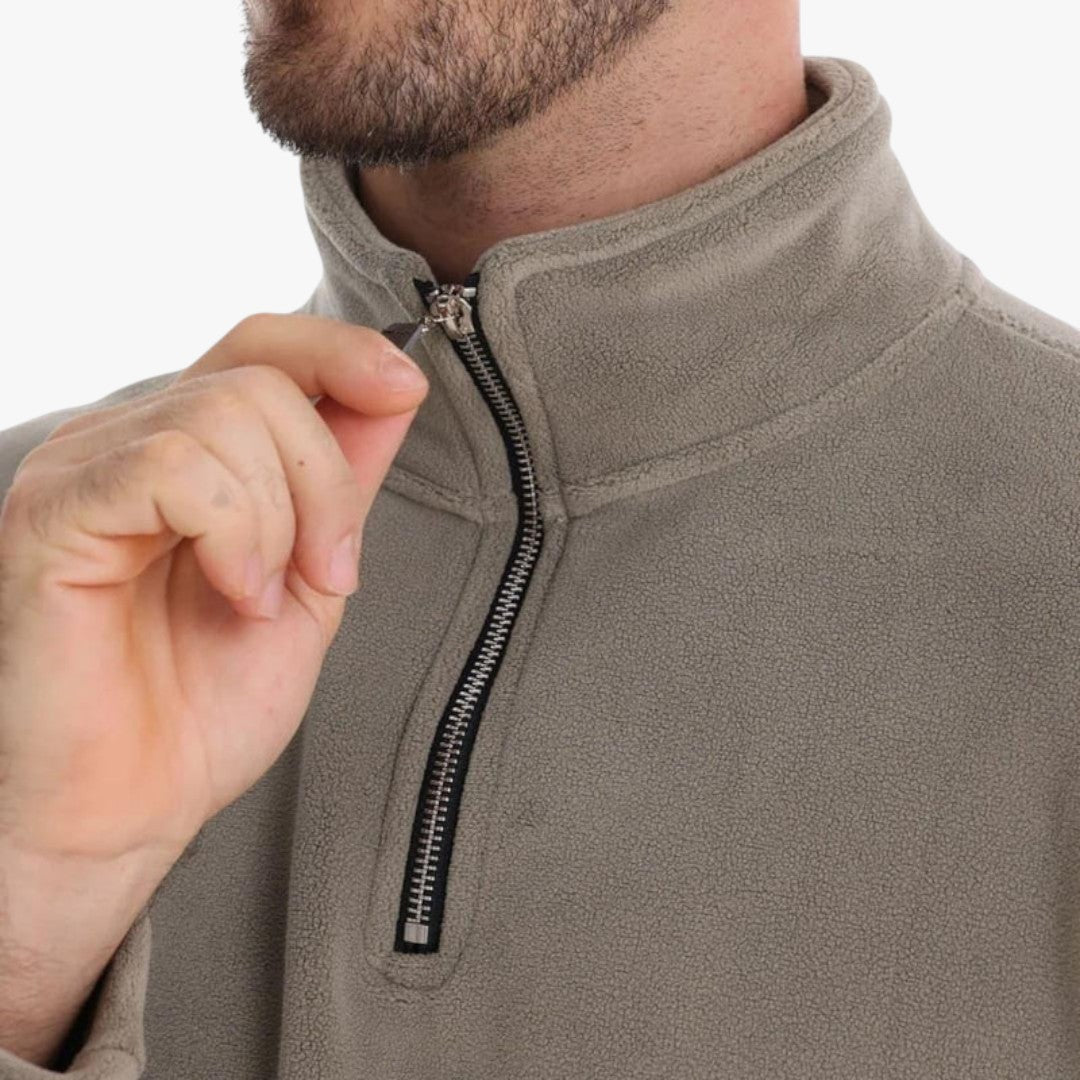 Herren Fleecepullover mit Reißverschluss