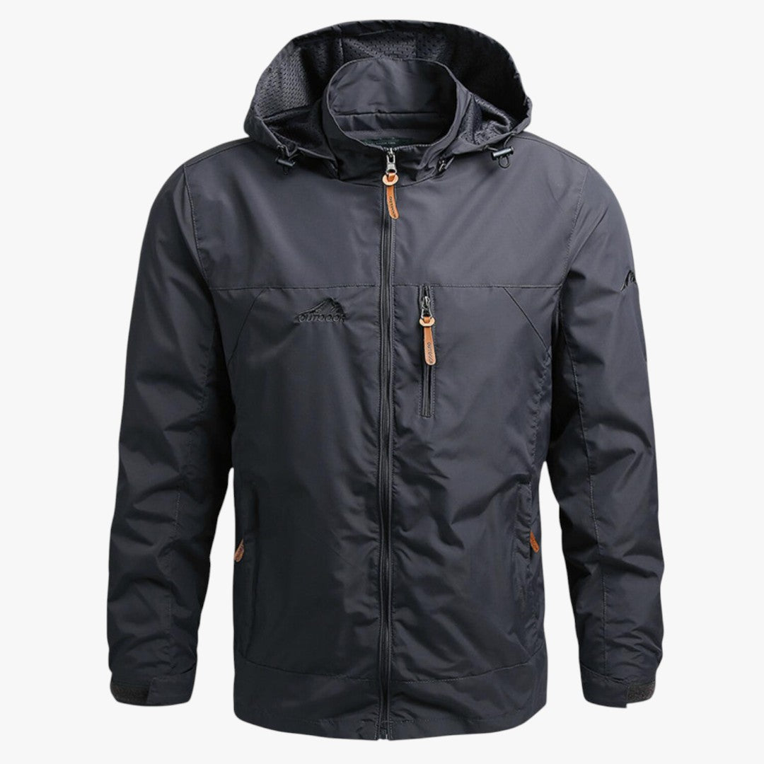 Herren Winterjacke mit Kapuze und Taschen | Kurz