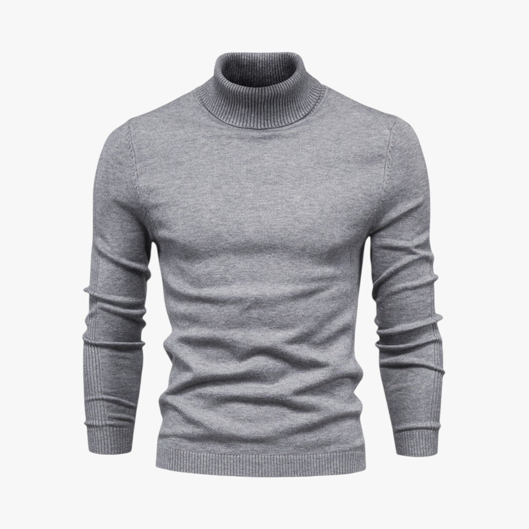 Herren Langarm Rollkragenpullover | Winter
