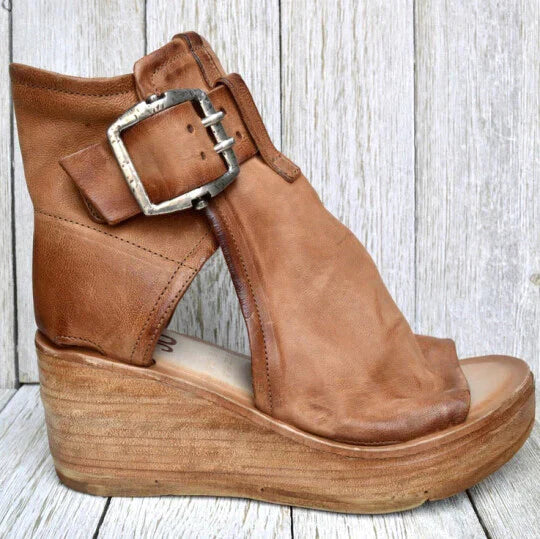 Damen Sandalen Boho Keilabsatz – Stilvolle Sommerschuhe-3