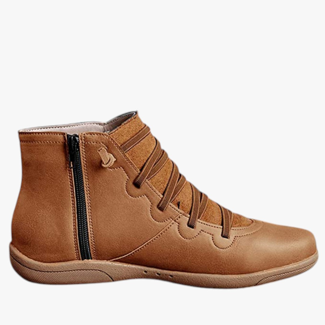 Damen Winterstiefel mit seitlichem Reißverschluss | Hohe Winterschuhe